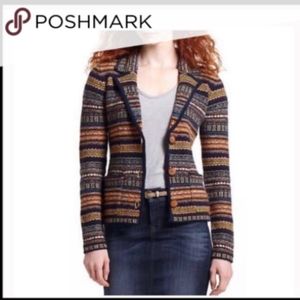 Anthropologie Sparrow Sweater Blazer Size Medium